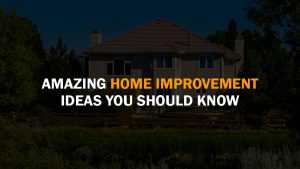 Amazing Home Improvement Ideas You Should Know