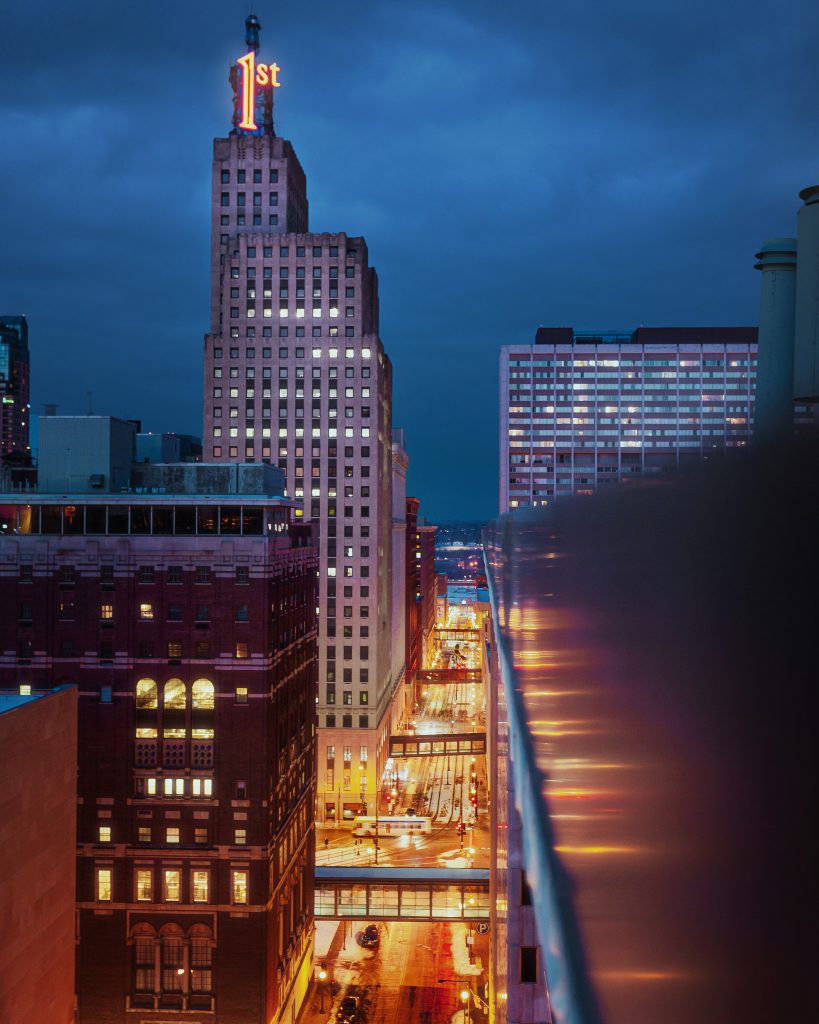 corporate buildings