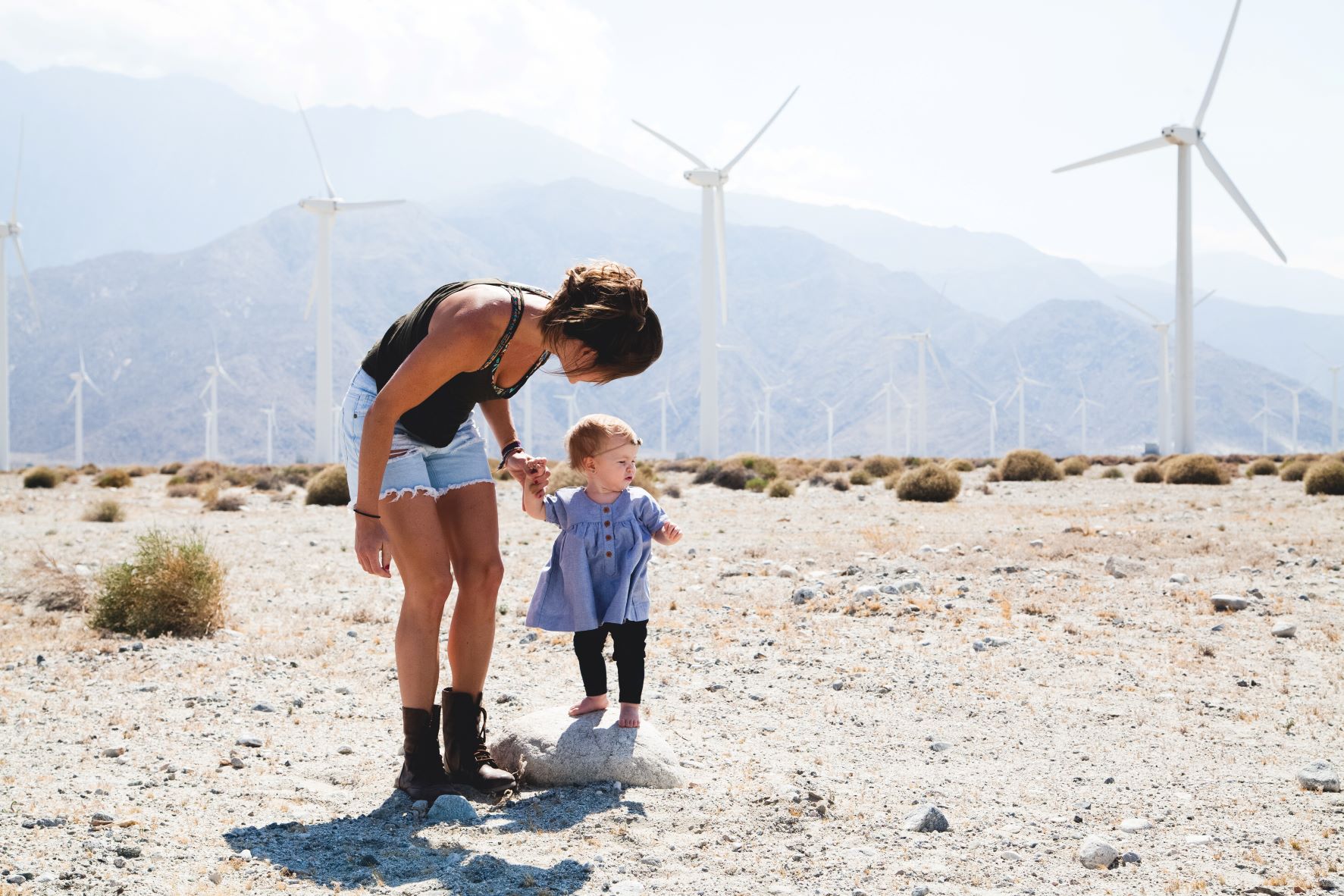 Child With Mummy out for A walk