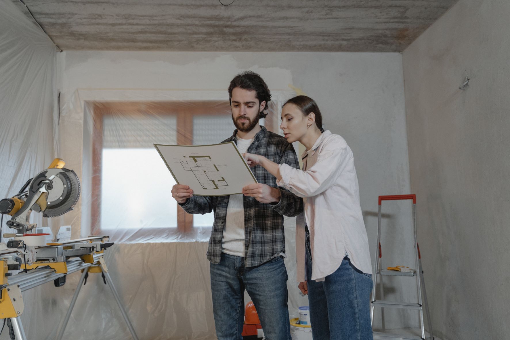 Couple Remodeling House