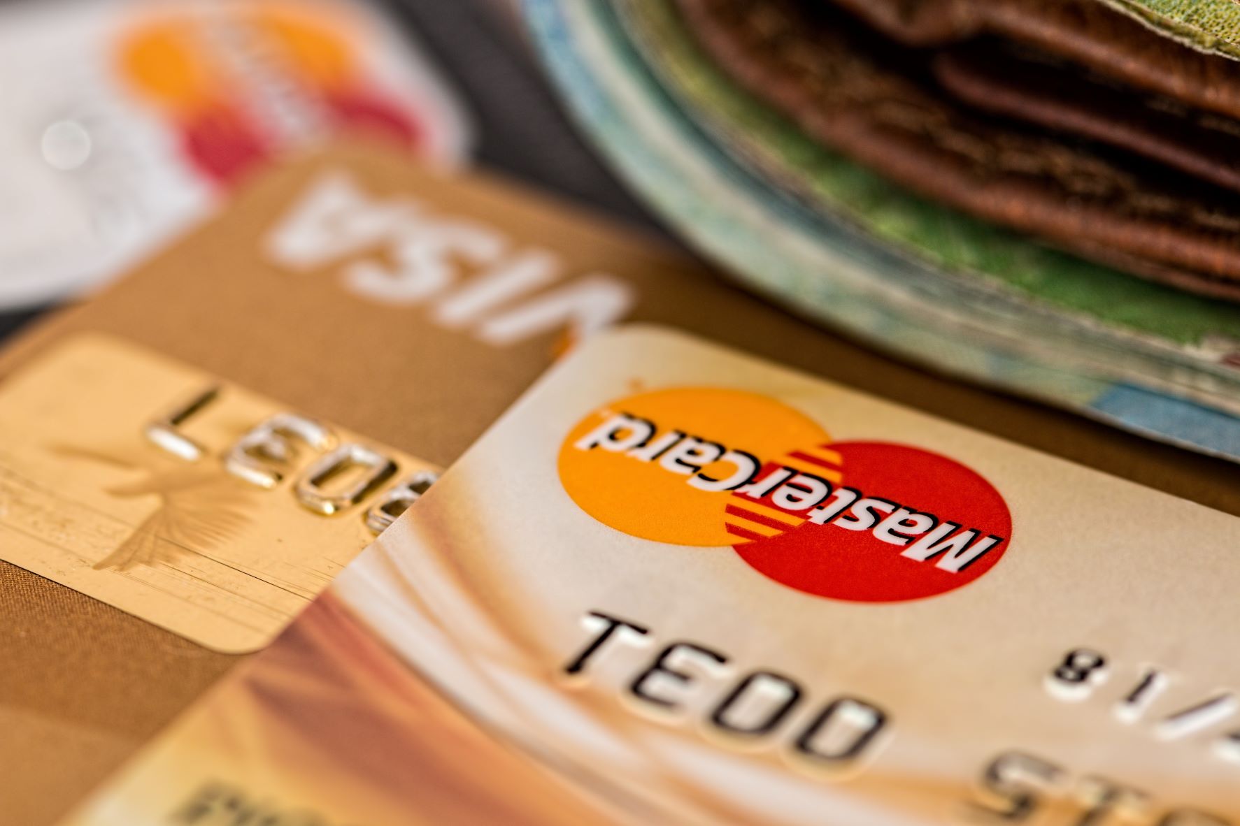 a photo of credit cards