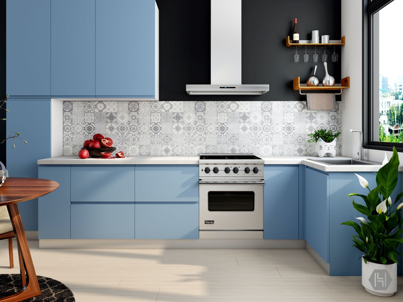 a photo of a kitchen