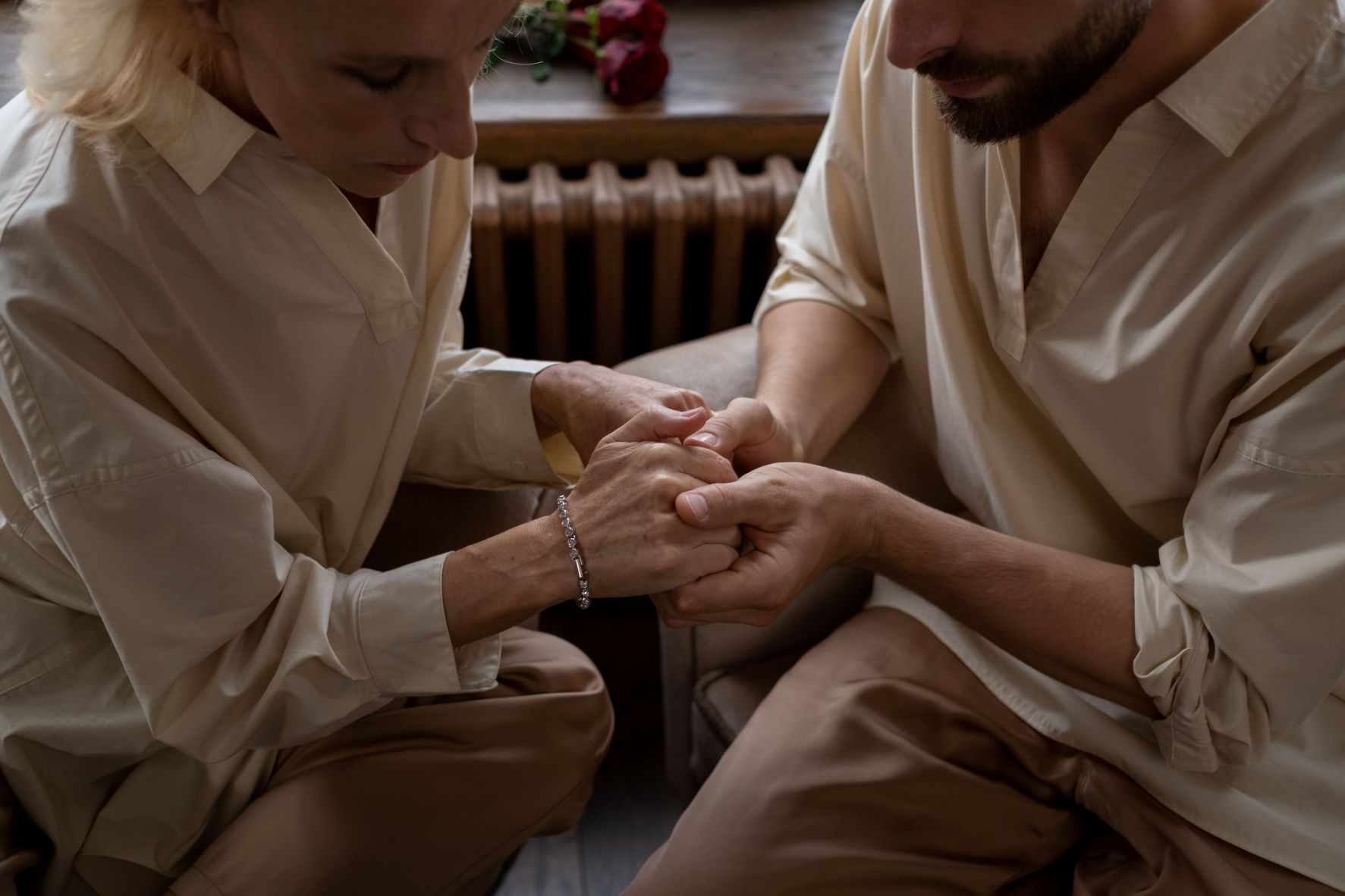 a photo of people holding hands