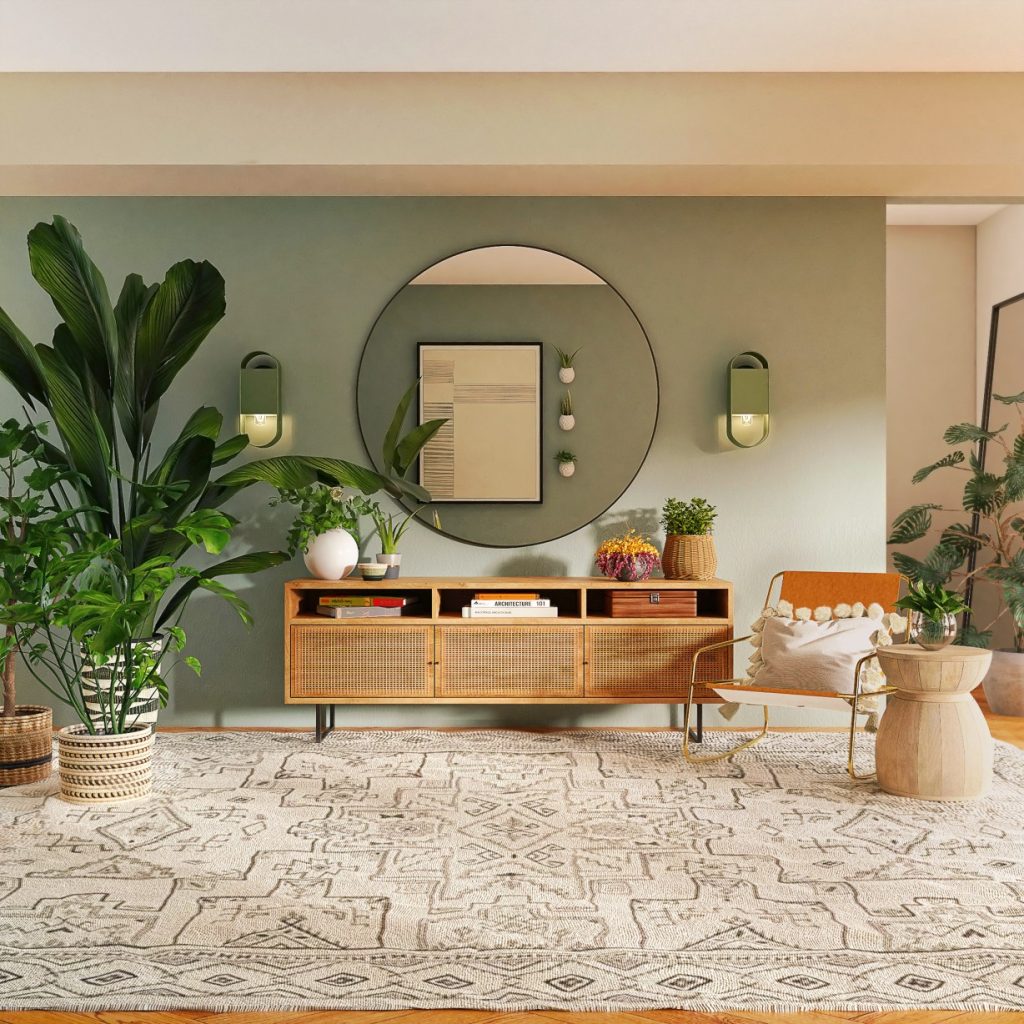 this photo shows the beauty after trim and molding installation
