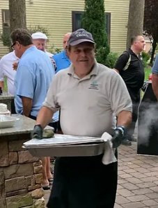 picture of Tony Daggett owner of fête as a physical manifestation of why we need caterers