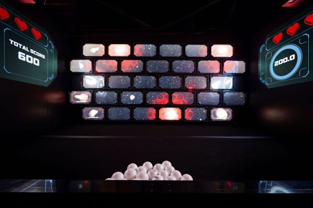 A segment of a game building.
