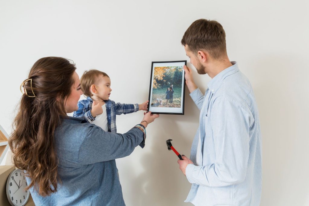 a photo of a family showing the beauty of printing family photos