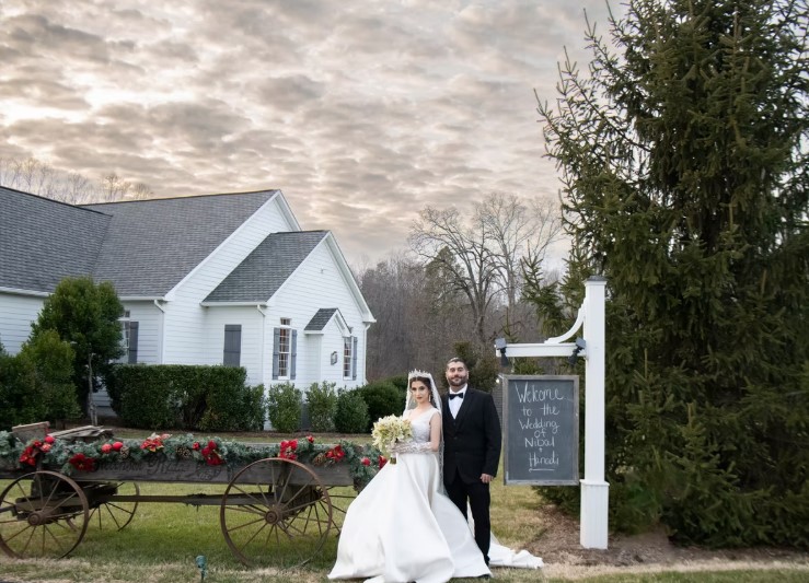 A married couple, photographed by an affordable wedding photographer in Norfolk.